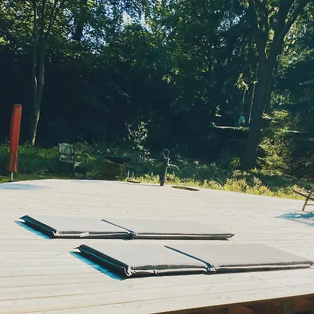 Kuscheliges Waldhaus Kaminknistern